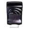 San Jamar Ultrafold Multifold/C-Fold Towel Dispenser, Oceans, 11.75 x 6.25 x 18, Transparent Black Pearl T1790TBK - alternate 1